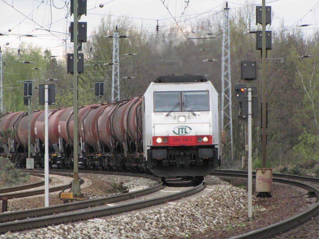 Kesselzug der Firma ITL in Berlin Eichgestell am 27.04.2010
