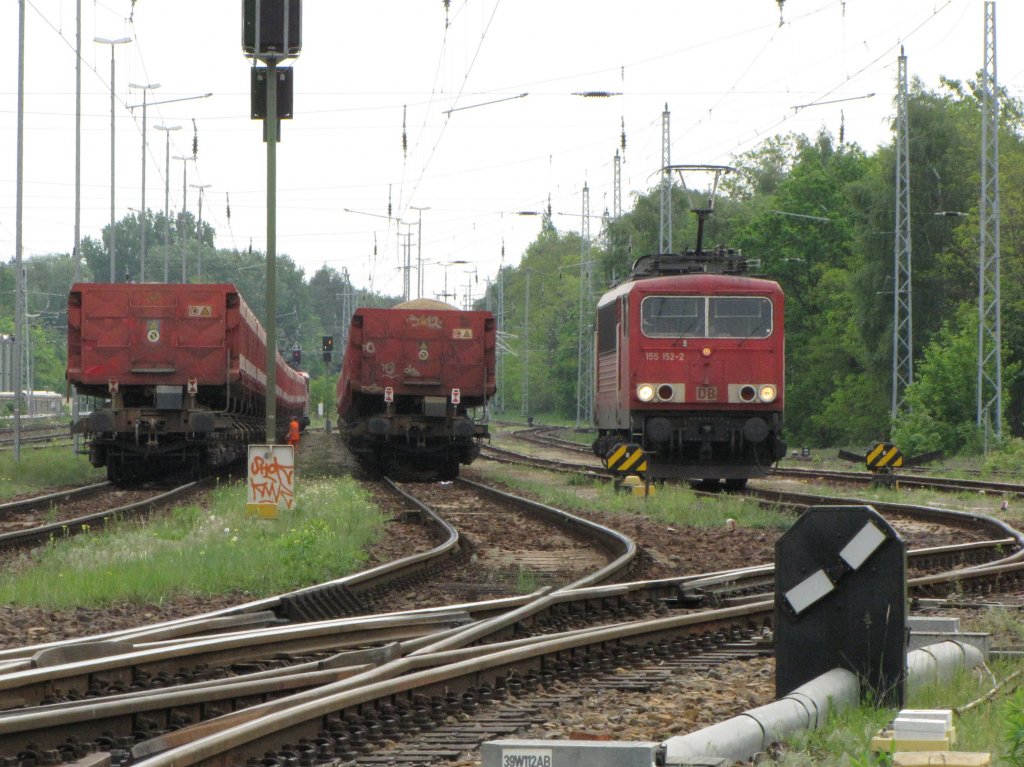 Kiespendel fr den neuen BBI in Berlin Grnau am 08.05.2009