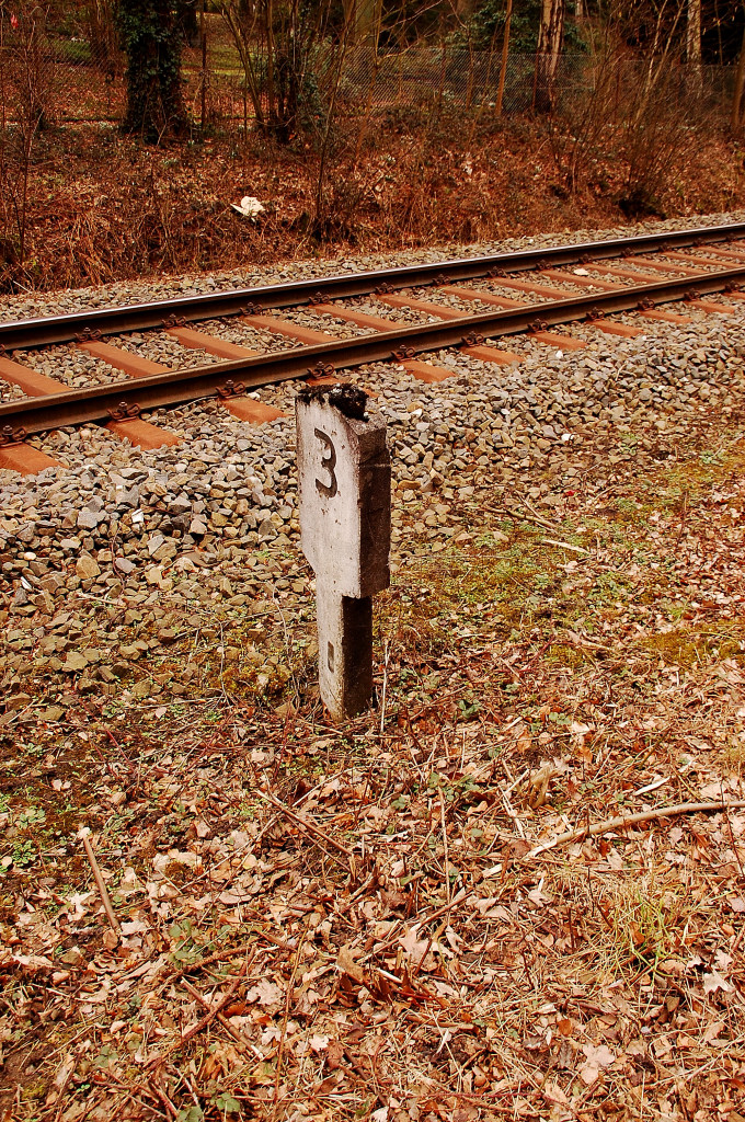 Kilometer 3 der Gterumgehungsbahn Helenabrunn - Rheydt Gterbahnhof. 2.3.2012