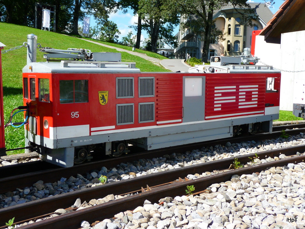 Kleinbahn Bern / Gurten - FO Triebwagen Deh 4/4 95 unterwegs am 04.09.2010