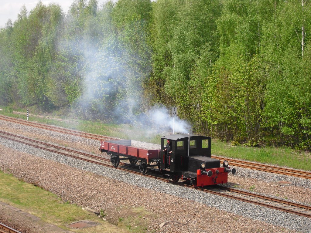 K 0049 fuhr am 16.05.10 bei der Lokparade in Schwarzenberg mit.