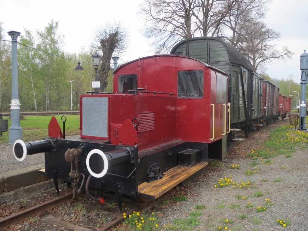 K I (K 0255), 1967 vorgesehen zur Umzeichnung in DB 311 255-4
am 1. Mai in Vienenburg. Auengelnde des Museum am Bahnhof