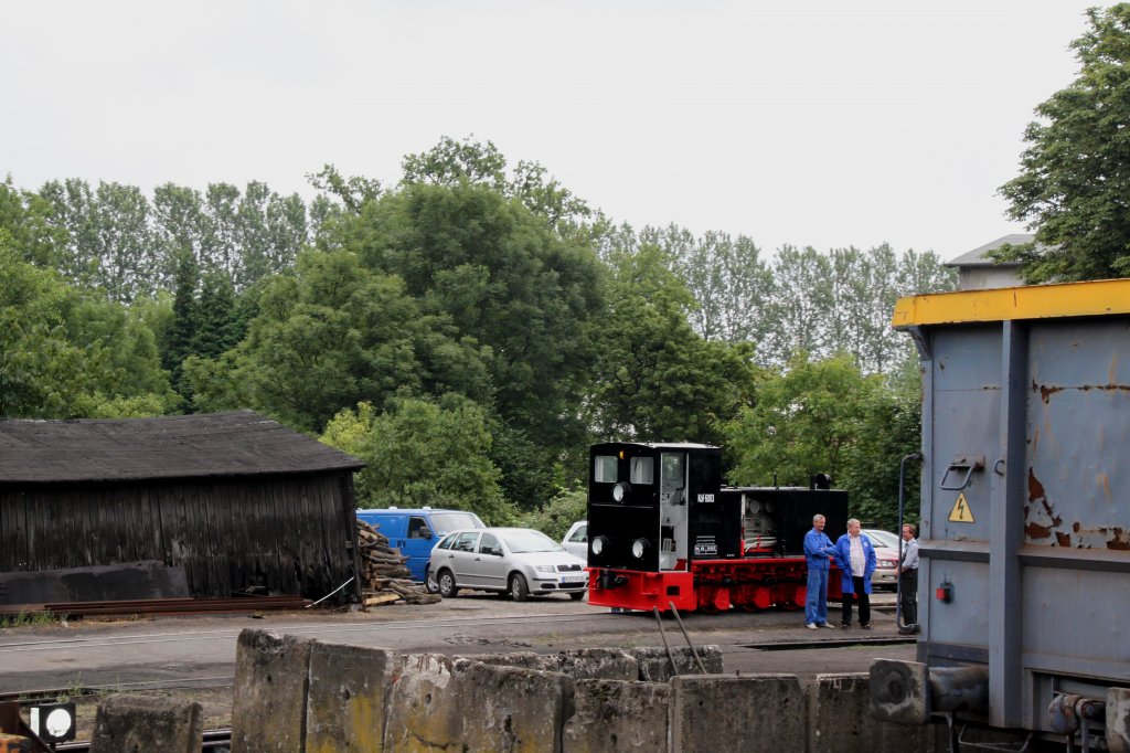 Kf 6003 in Putbus nach ihrer Ankunft aus Chemnitz