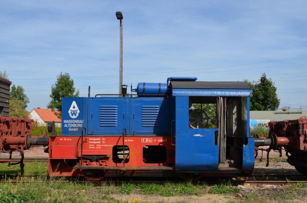 K�F (LKM 249894/1956) Des  Waggonbau Altenburg GmbH  in ALtenburg 09.09.2012
