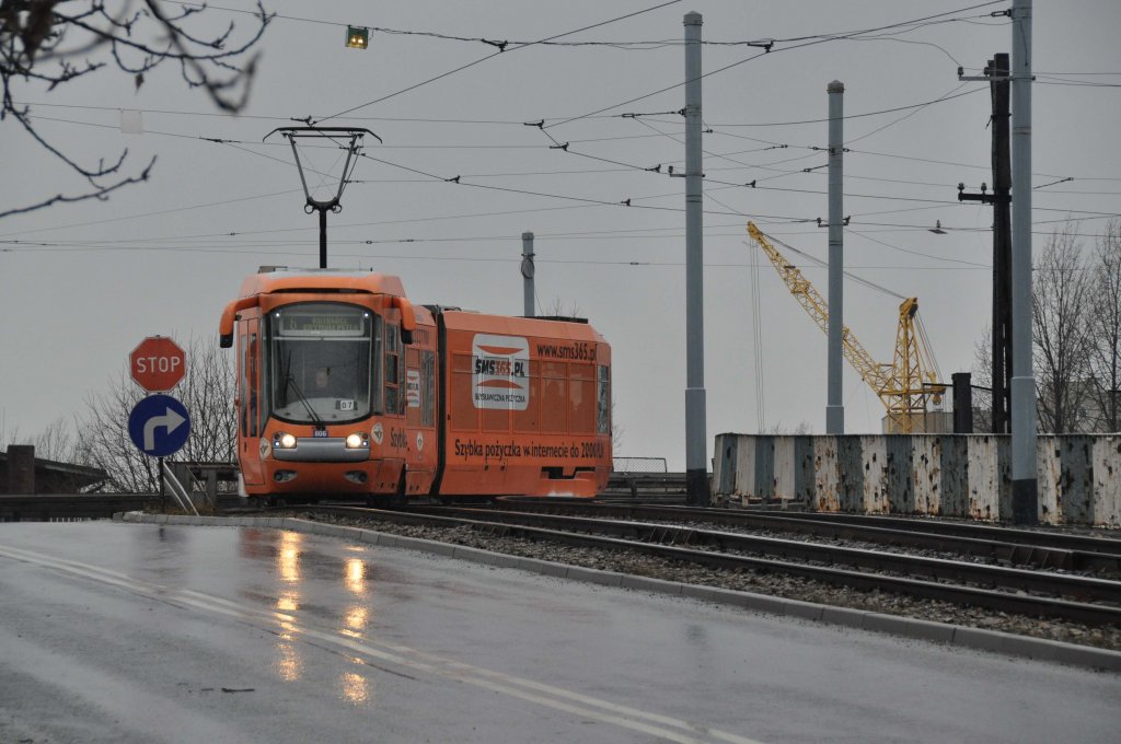 Konstal 116Nd Wagen:806 Chorzw (04.01.2012)
