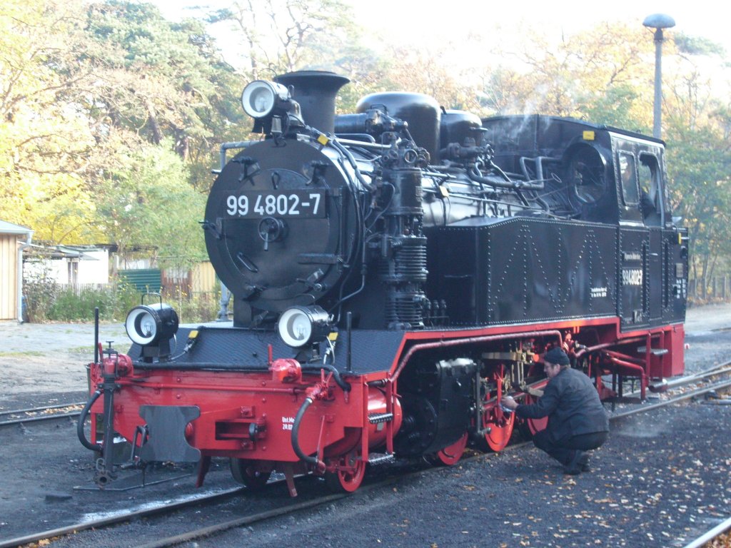 Kontrolle ist besser ! Beobachtet whrend eines Aufenthalts am 07.November 2009 in Ghren.