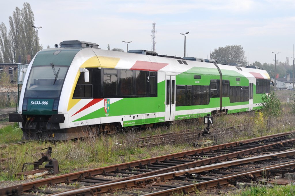 KOSTRZYN nad Odrą (Woiwodschaft Lebus), 09.10.2010, SA133-006 wartet auf den nächsten Einsatz