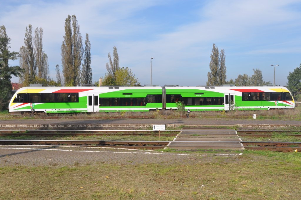 KOSTRZYN nad Odrą (Woiwodschaft Lebus/Kreis Gorzów), 09.10.2010, SA133-006 im Bahnhof Kostrzyn