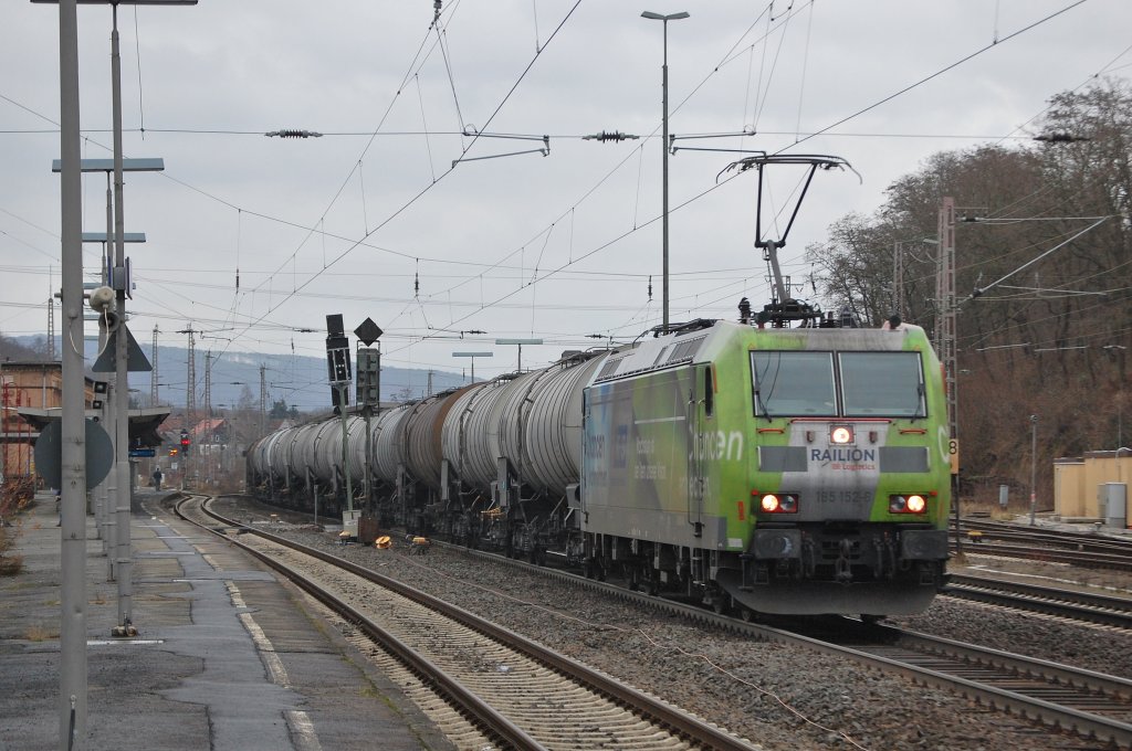 K+S 185 152 mit CSQ 47960 Gro Schwechat - Hamburg Hohe Schaar, am 15.01.2011 durch Kreiensen