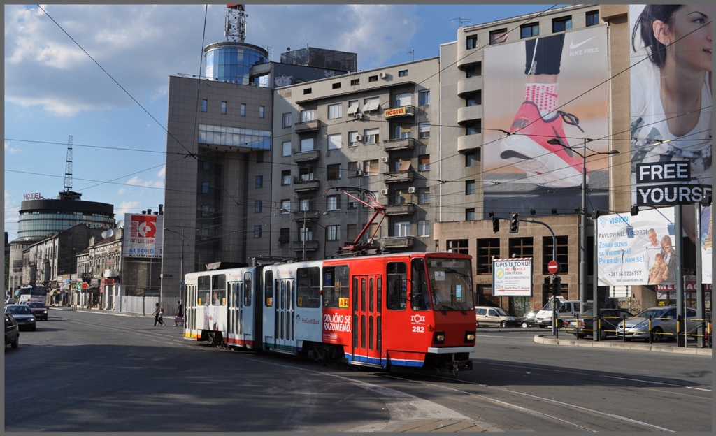 KT4YU 282 am Savski Platz beim Hauptbahnhof. (03.07.2011)