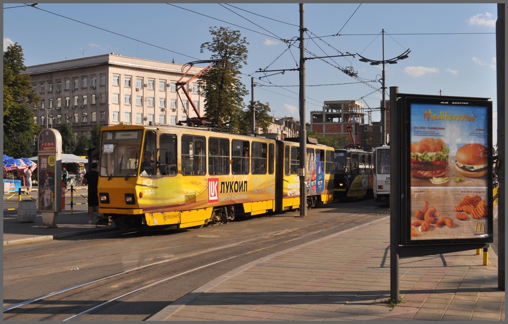 KT4YU 334 am Savski Platz beim Hauptbahnhof. (03.07.2011)