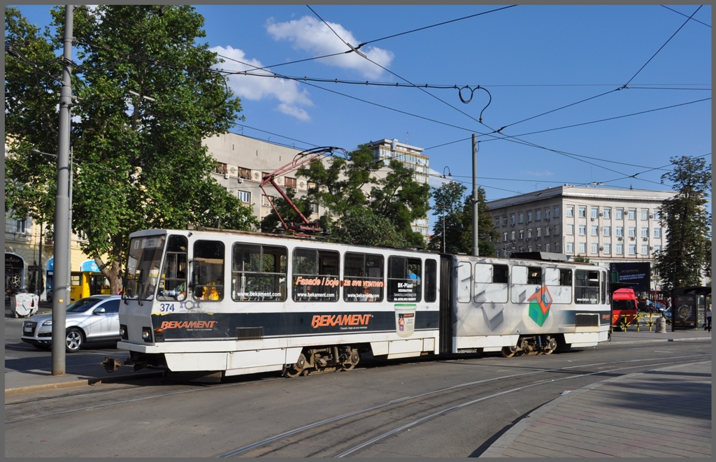 KT4YU 374 am Savski Platz beim Hauptbahnhof. (03.07.2011)