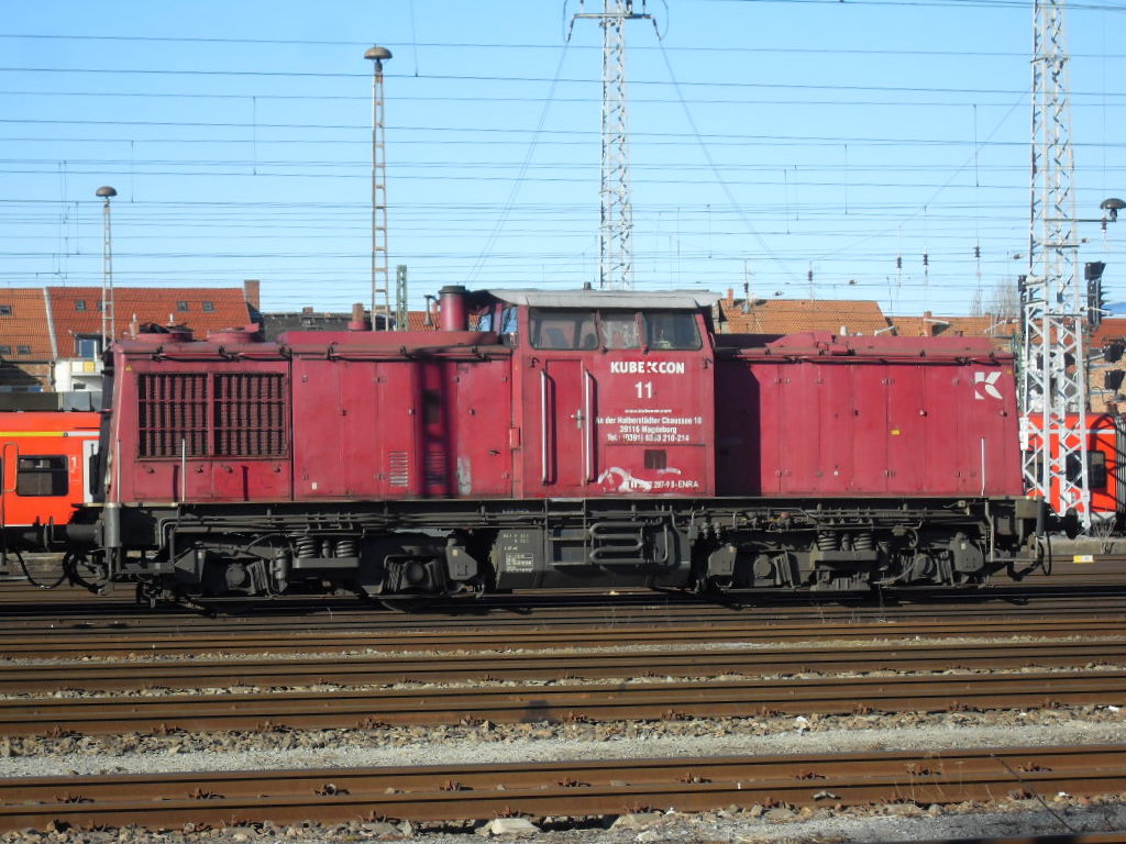 Kubecon 11 (202 287)stand am 06.03.2011 an einem leeren Hackschnitzel in Stendal.