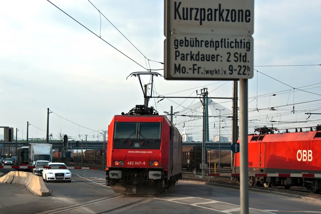  Kurparkzone  - 482 047 wird wohl keinen Parkschein bentigen. Wien Handelskai, am 25.02.2011.