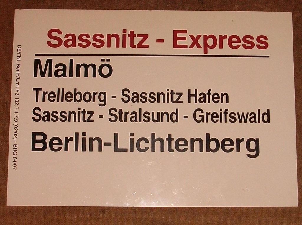 Lange Jahre einer der bekanntesten Z�ge der �ber R�gen`s Schienen fuhr.