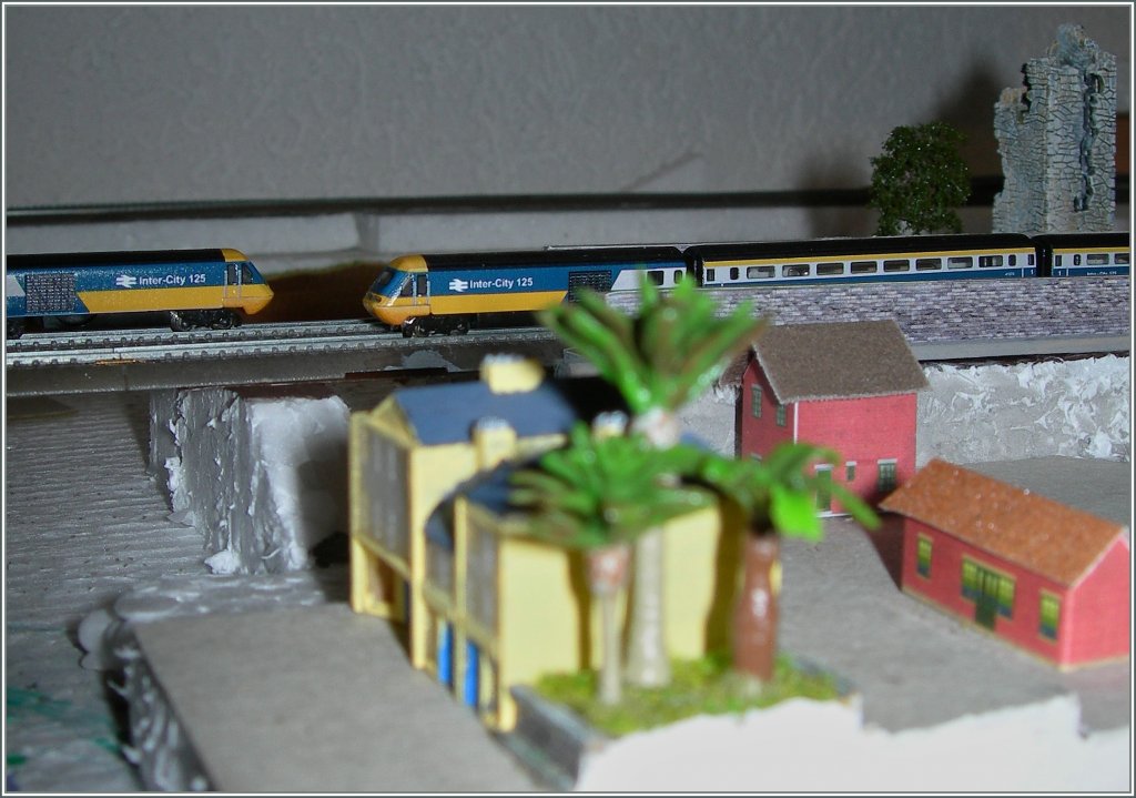 Langsam nimm meine T-Gauge Anlange Form und erste Pflanzen spenden schon Schatten. 
29. Mai 2013