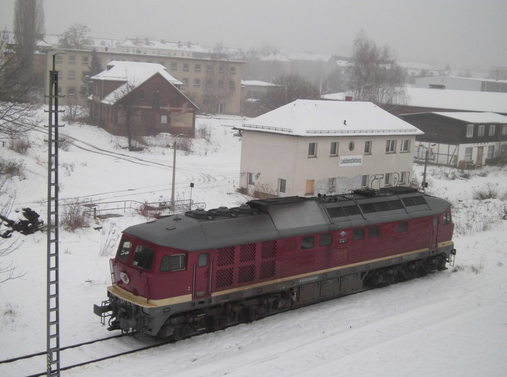 LEG 132 158-7 stand erneut am 25.02.13 in Gera.