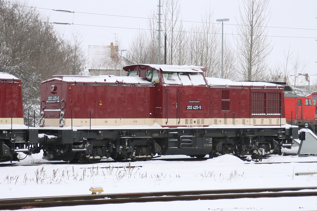 LEG 202 425 steht am 27.12.2010 in Angermnde