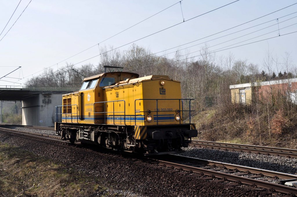 Leonard Weiss 2003 002 bei Kerpen/Buir aus Richtung Tagebaugebiet Hambach (24.03.2012)