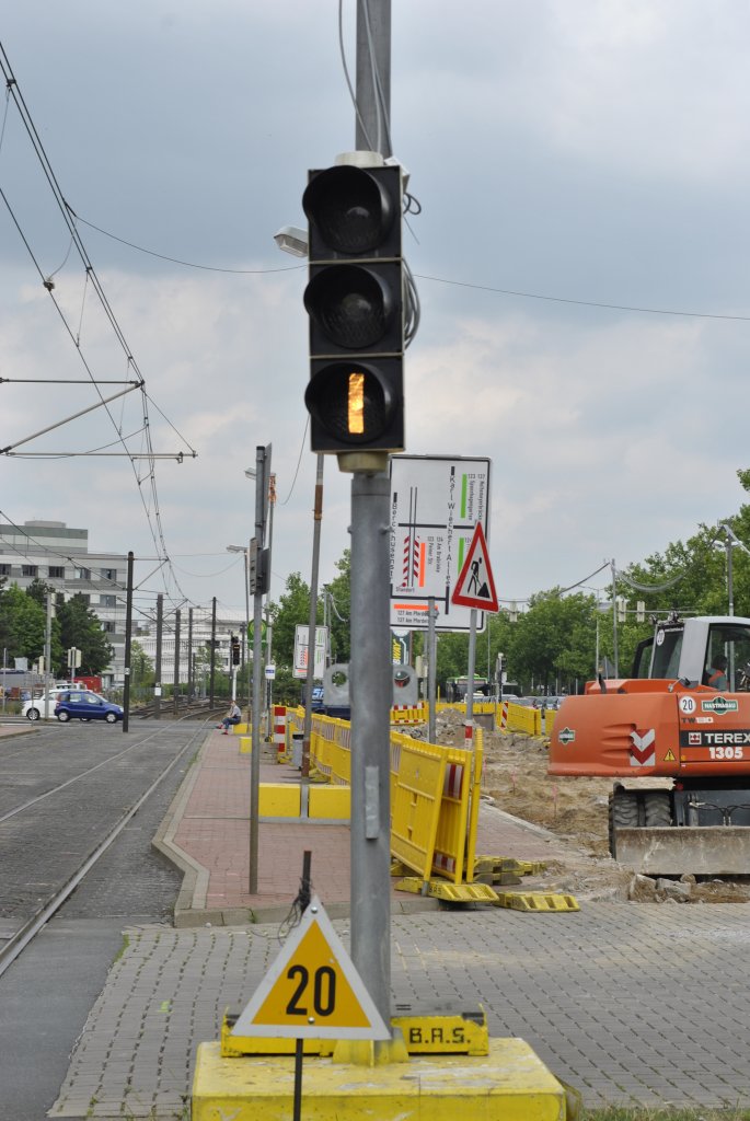 Lichtzweichenanlage an der Misburger Strae/Hannover, am 14.06.2011.