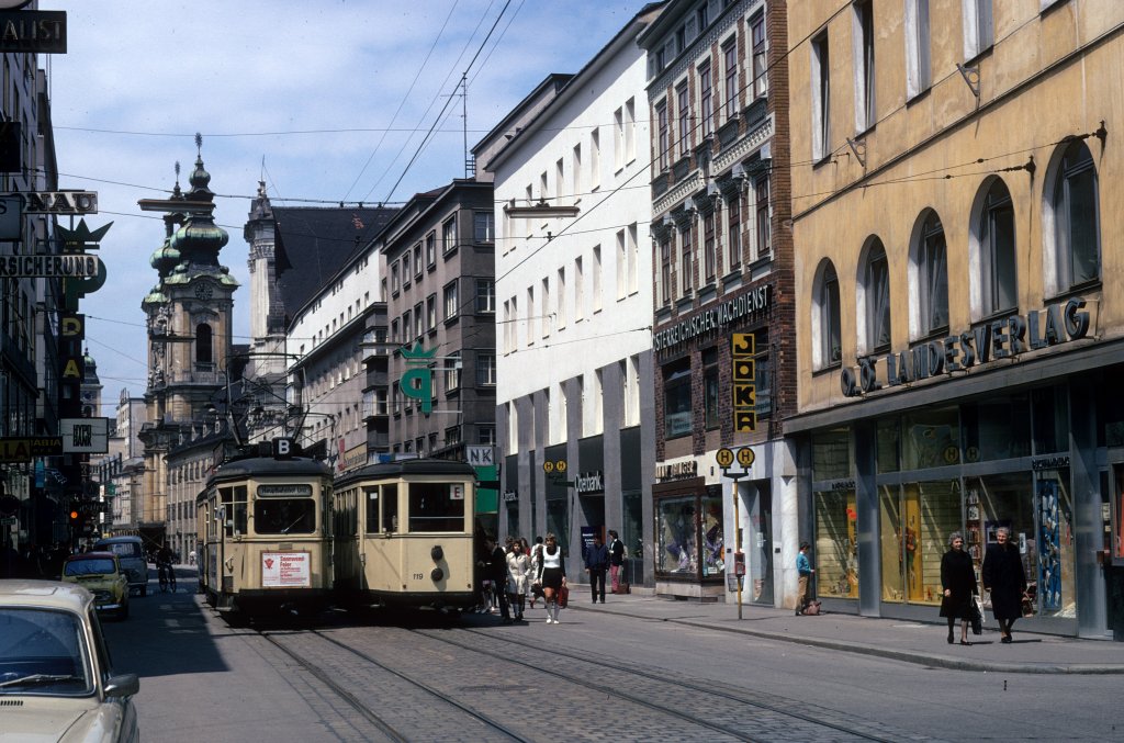 Linz ESG SL B / SL E am 16. Juni 1971.