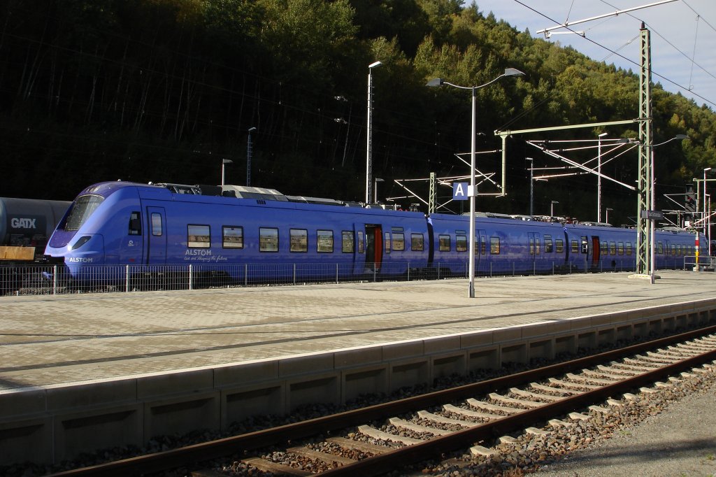 Lirex x61 Skanetrafiken Schweden 07.10.2009 im Grenzbahnhof Bad Schandau
Schs. Schweiz