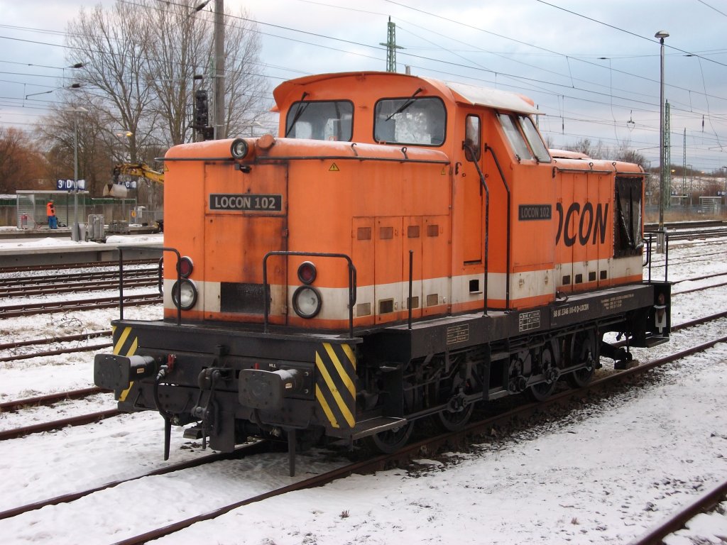 LOCON-102 am 12.Dezember 2010 bei der Sonntagsruhe in Bergen/Rgen.