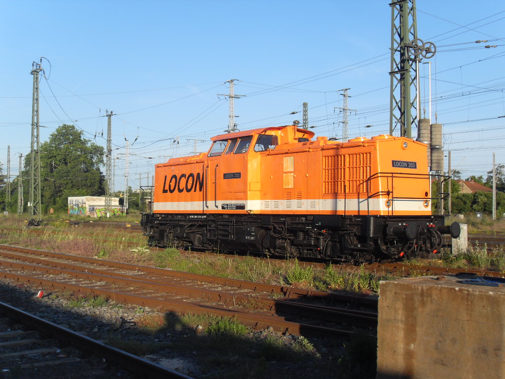 Locon 203 (204 373)stand am 01.06.2011 in Stendal.
