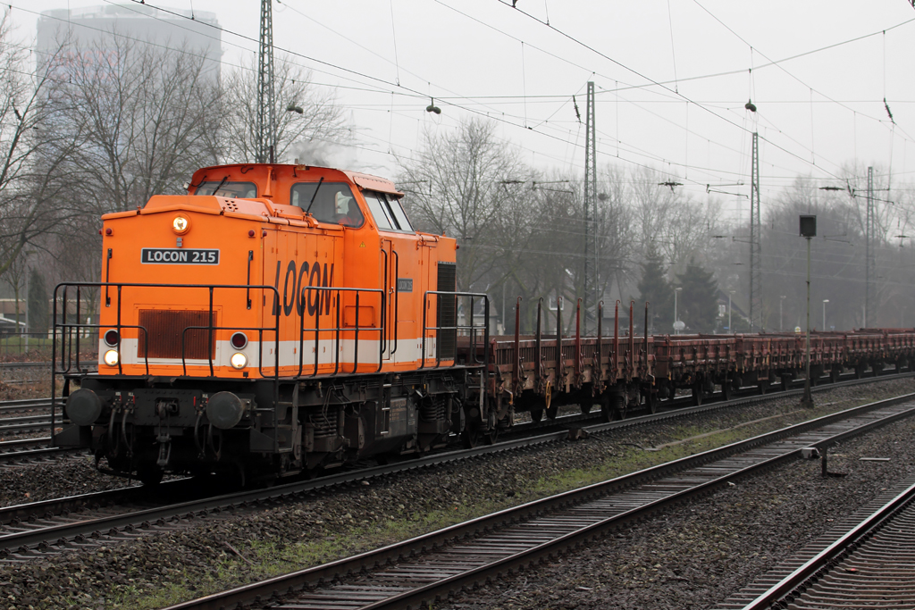 LOCON 215 (203 141-7) in Oberhausen Osterfeld-Sd 1.3.2013