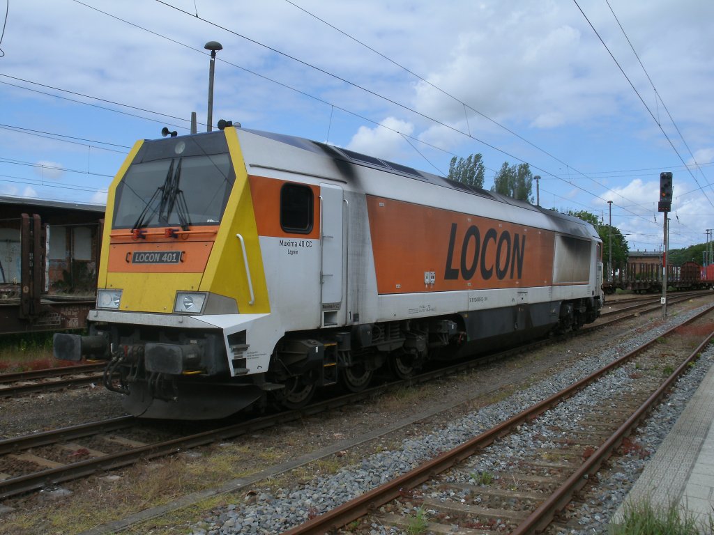 LOCON`s 401 hatte,am 05.Juni 2012,in Bergen/Rgen Ausfahrt.