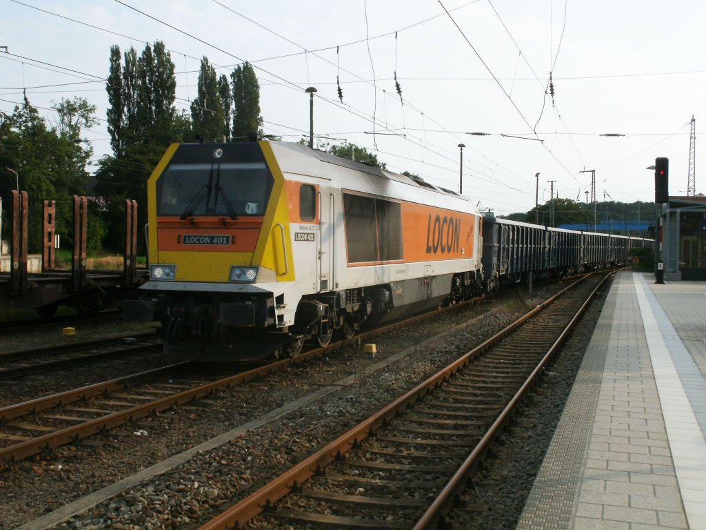 LOCON`s Maxima 401 ist,am 24.August 2011,wieder nach Bergen/Rgen gekommen.