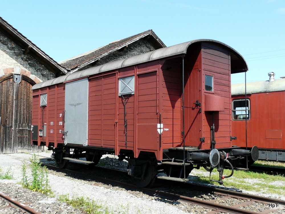 Locorama Romanshorn - Gterwagen K 1710 abgestellt in Romanshorn am 09.07.2011