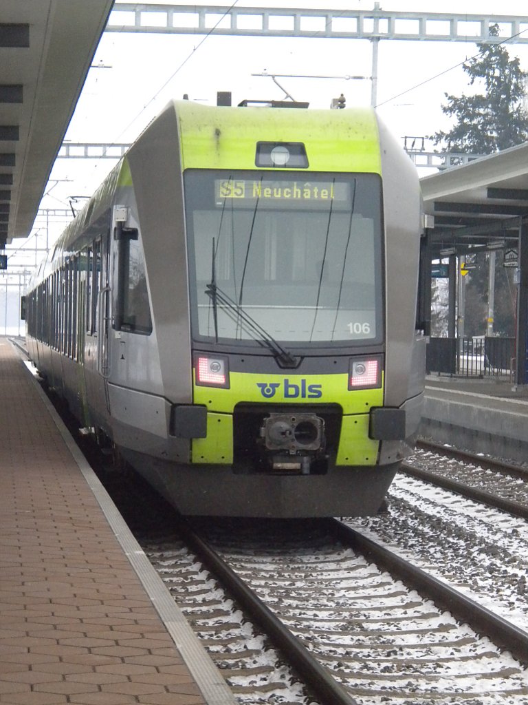 Ltschberger RABe 535 106 in Ins. 13.02.10