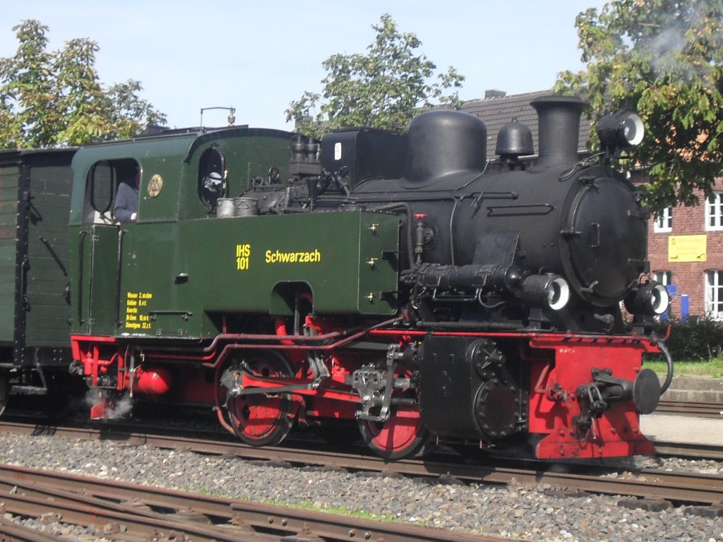 Lok 101 der Selfkantbahn am 11.9.10 in Schierwaldenrath.