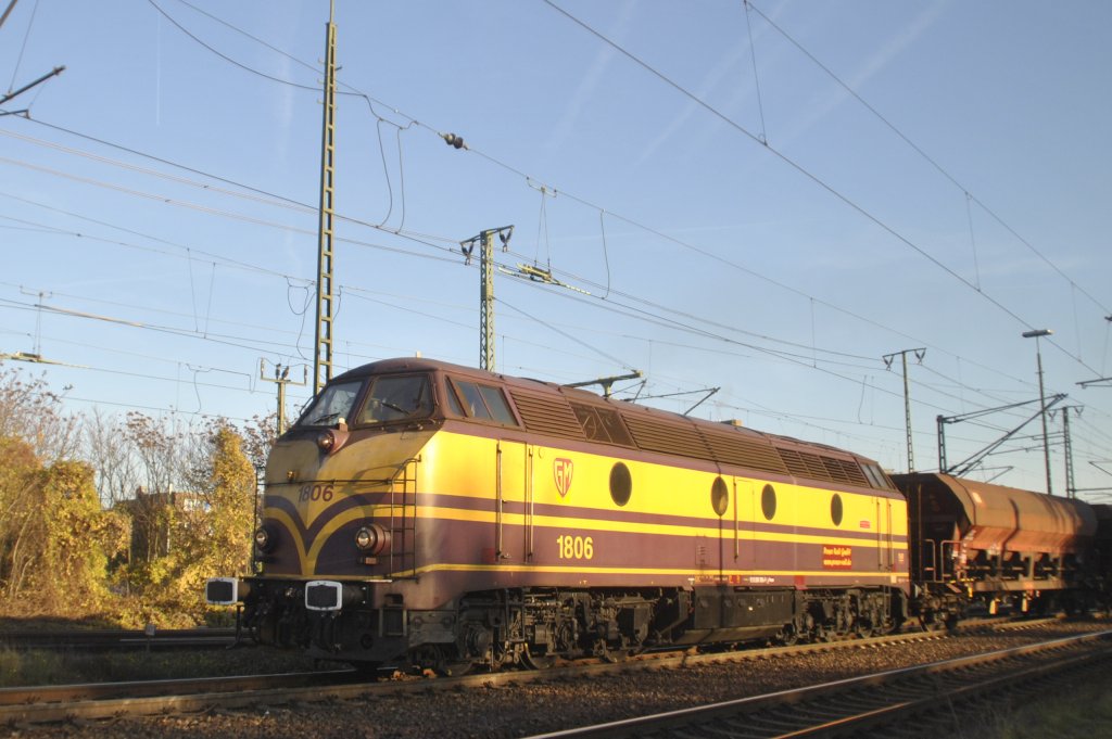 Lok  1806, in Lehrte, am 14.11.2012