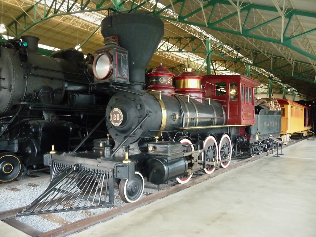 Lok #20,  Tahoe , der Virginia & Truckee Railroad ist die typische Western-Lok. Railroad Museum in Strasburg PA, 02.06.09