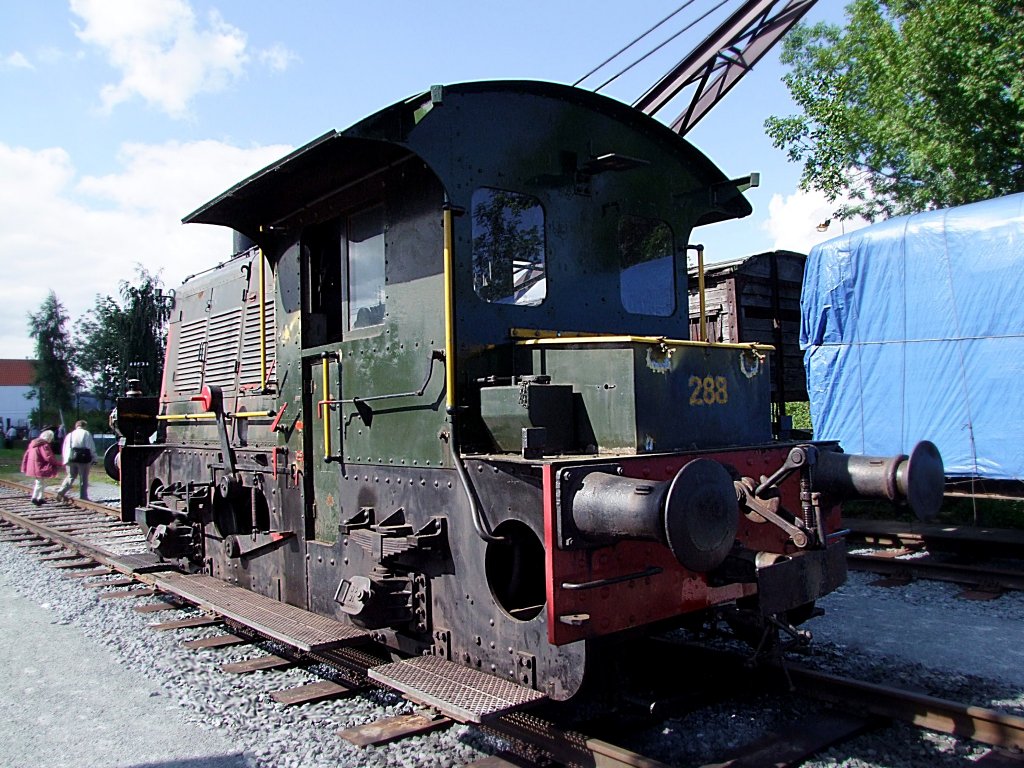 Lok-288;(Nr.11);Baujahr1938 vor dem Lokschuppen in HOORN;100904