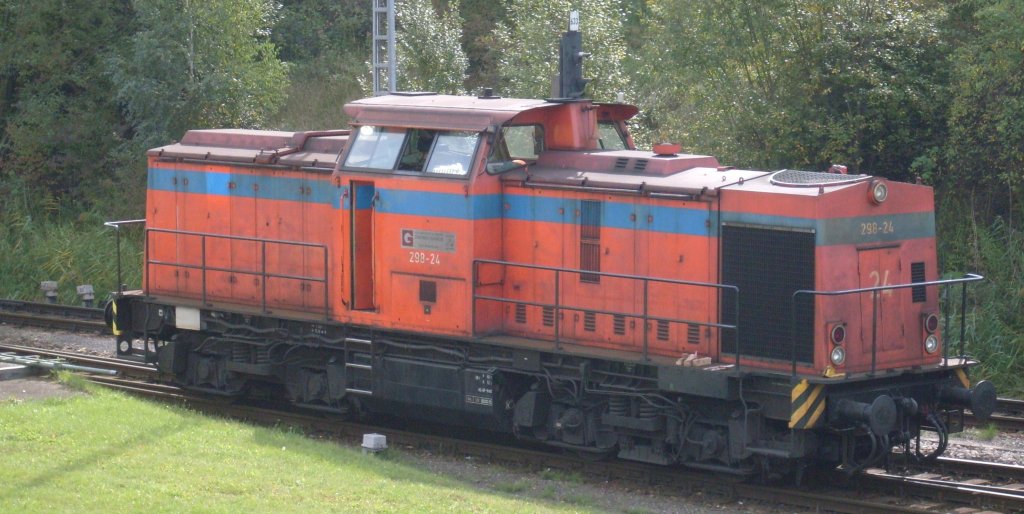 Lok 298-24 des stahlwerkes unterwellenborn