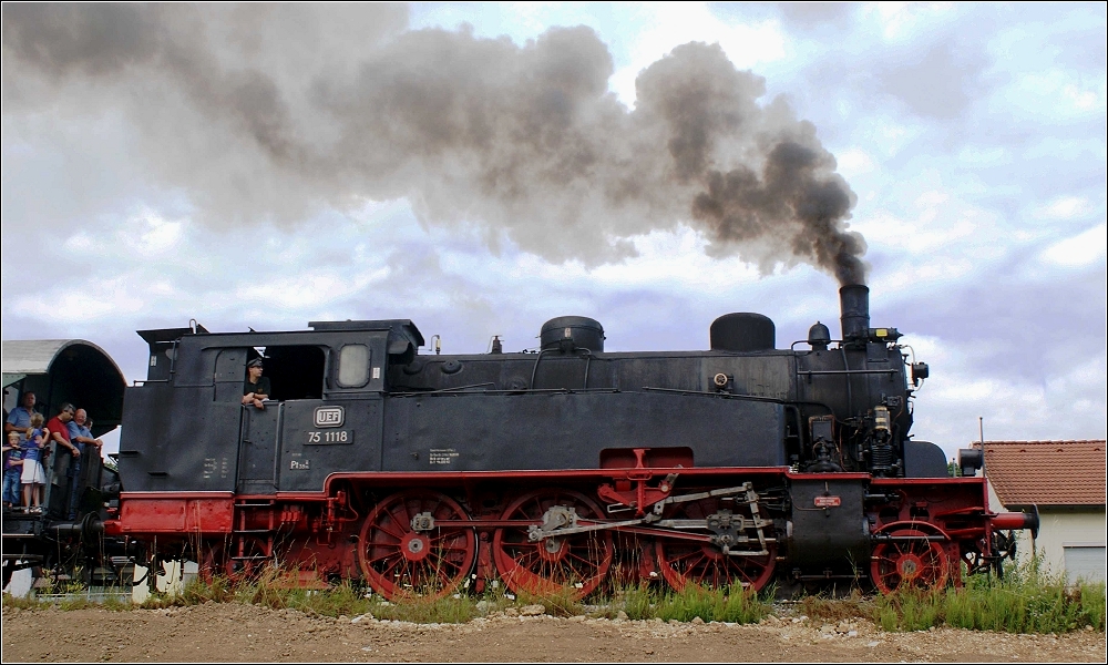 Lok 75 1118 der UEF in Amstetten (18. Juli 2010)