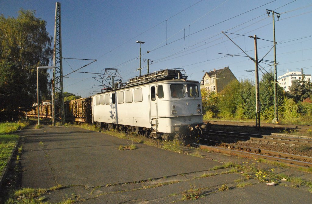 Lok DP 33, fhrt am Samstag den 09.10.2010 in Lehrte ein.