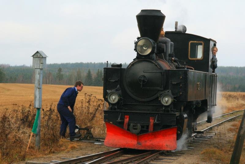 Lok Nr. 7  Prydz  setzt in Fossum um; 29.11.2009