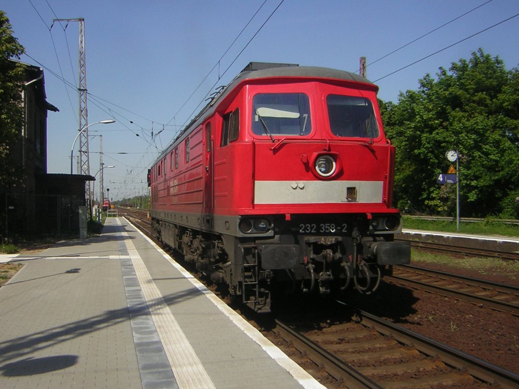 Lok Nummer 232 358-2 in Priort bei Wustermark 7.5.2011
REV BCSX 14.8.2007