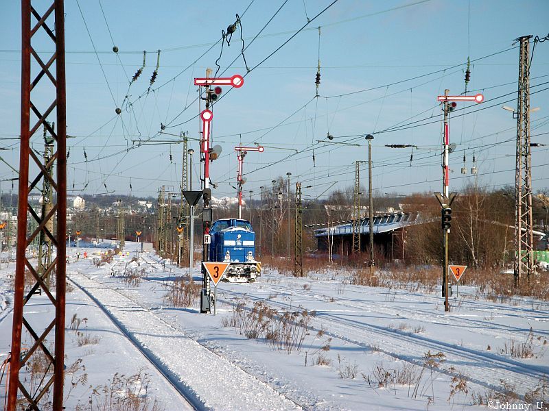 Lok von der Press im Chemnitzer Hbf. 16.12.2010