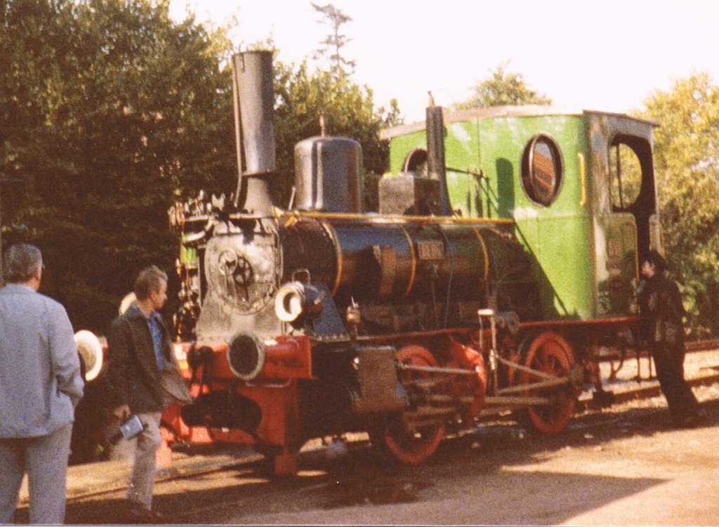 Lokomotive  Berg , fotografiert 1980 im Eisenbahnmuseum Neustadt.

Kniglich Bayerische Staatseisenbahn, Gattung D VI  Berg , No. 83, J. A. Maffei, Mnchen 1883