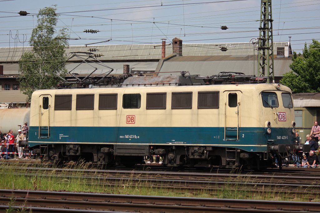 Lokportrait von 140 423 in Koblenz-Ltzel.Aufgenommen am 2.6.12.