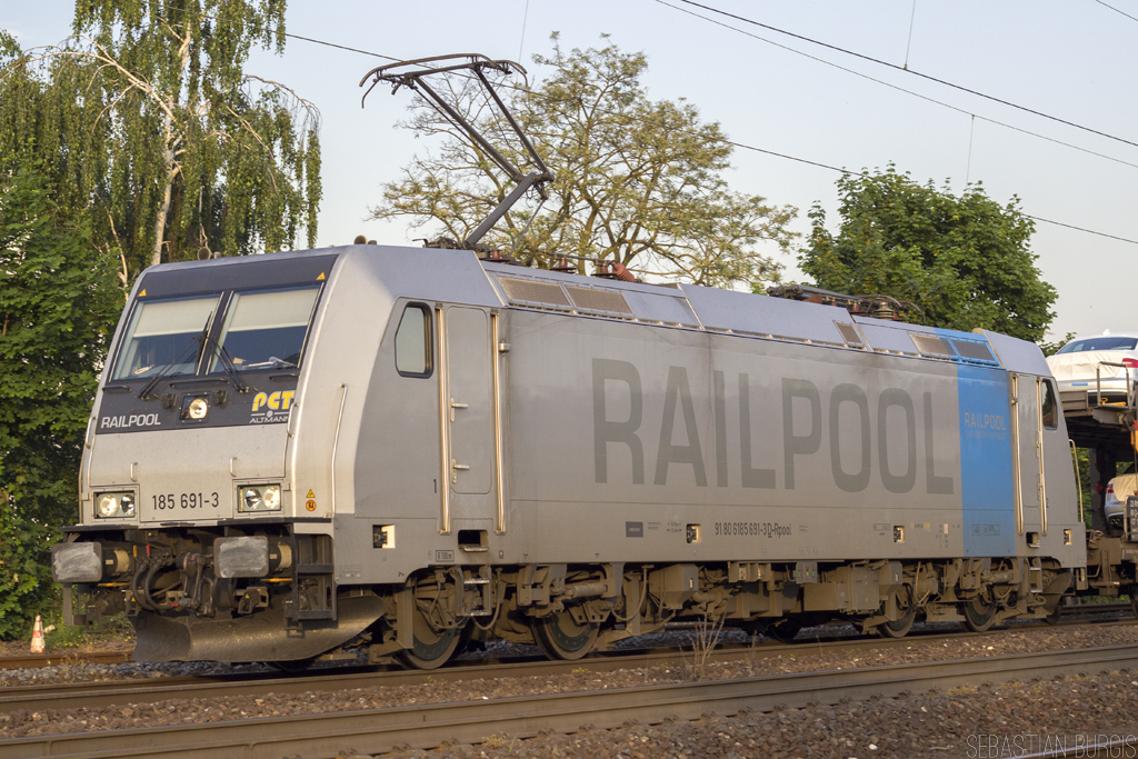 Lokportrait von Railpool 185 691-3 am 19.06.2013 in Bamberg