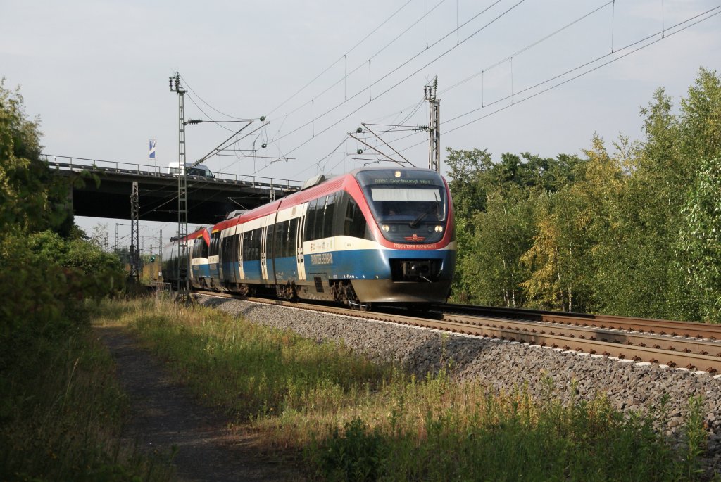 Lnen-Preussen: Talent-Doppeltraktion der PEG fhrt am 29.6.´10 in Richtung Dortmund.