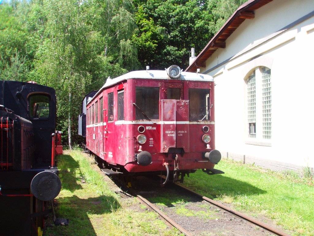 M131 105 (1948) Mit motor Tatra 114kW, 60km/st. Museum Lun u Rakovnka 2012.06.17