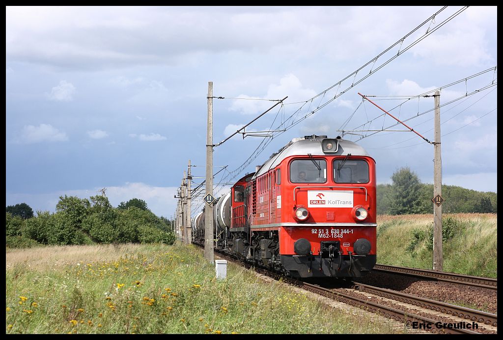 M62 1848 am 09.08.2012 in Strzebielewo Pyrzyckie.