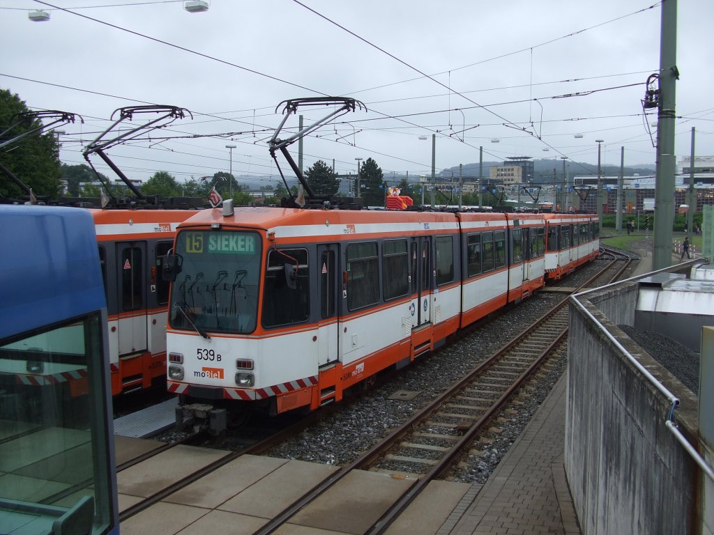 M8C 539; aufgenommen am 03.07.2011 beim  Tag der offenen Tr  des Bielefelder Verkehrsunternehmens moBiel.